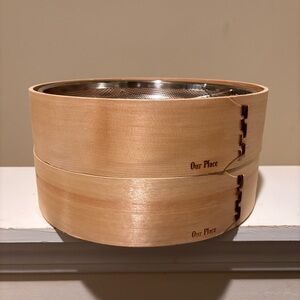 Our Place Bamboo Steamer set